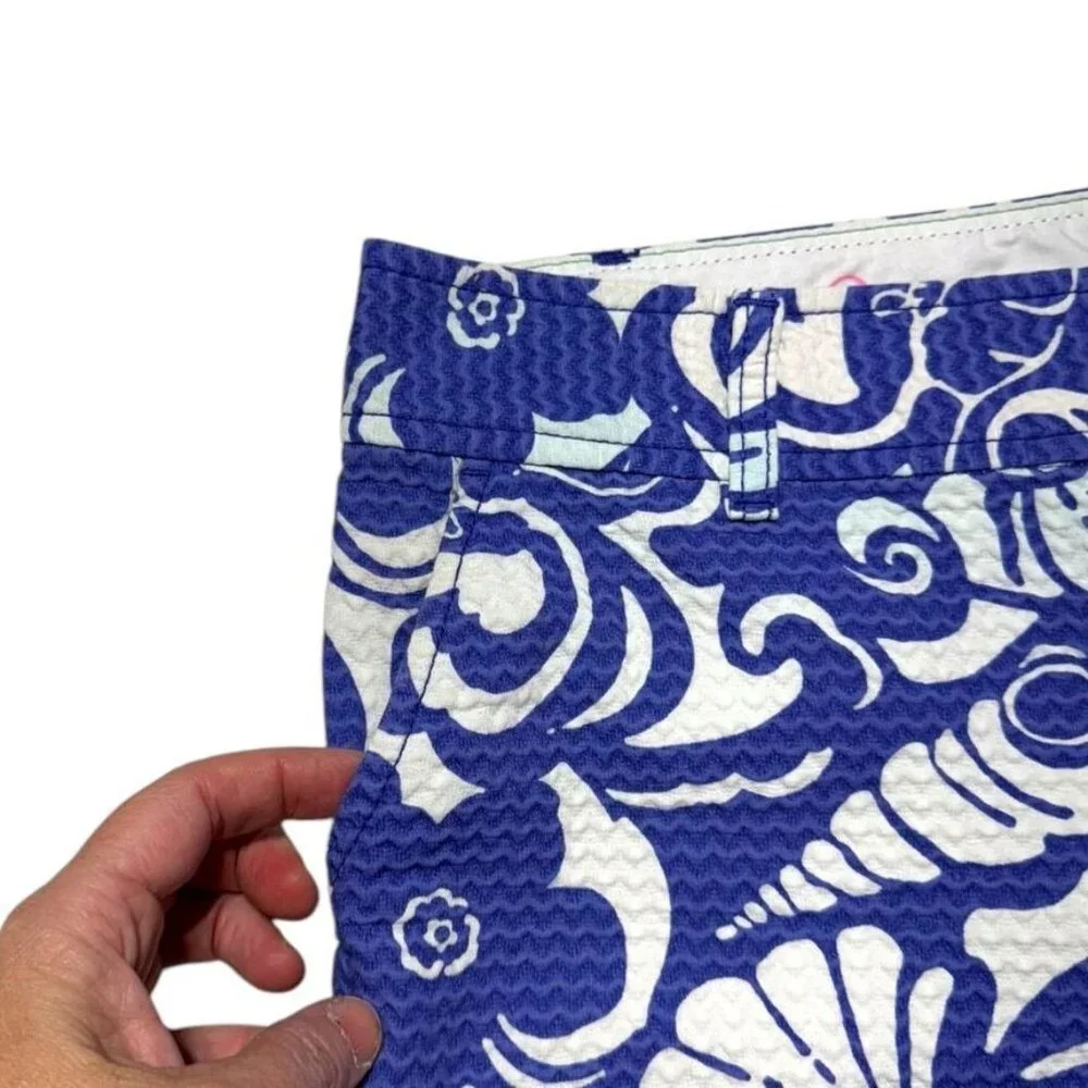 Lilly Pulitzer Blue and White walsh shorts - Picture 9 of 9